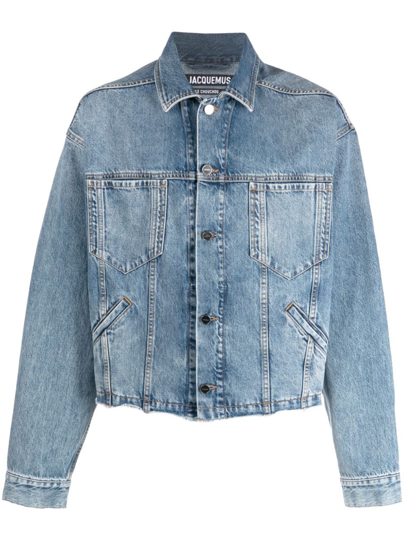 Blue La Veste De NÃ_x0083_Â®mes Criollo Denim Jacket