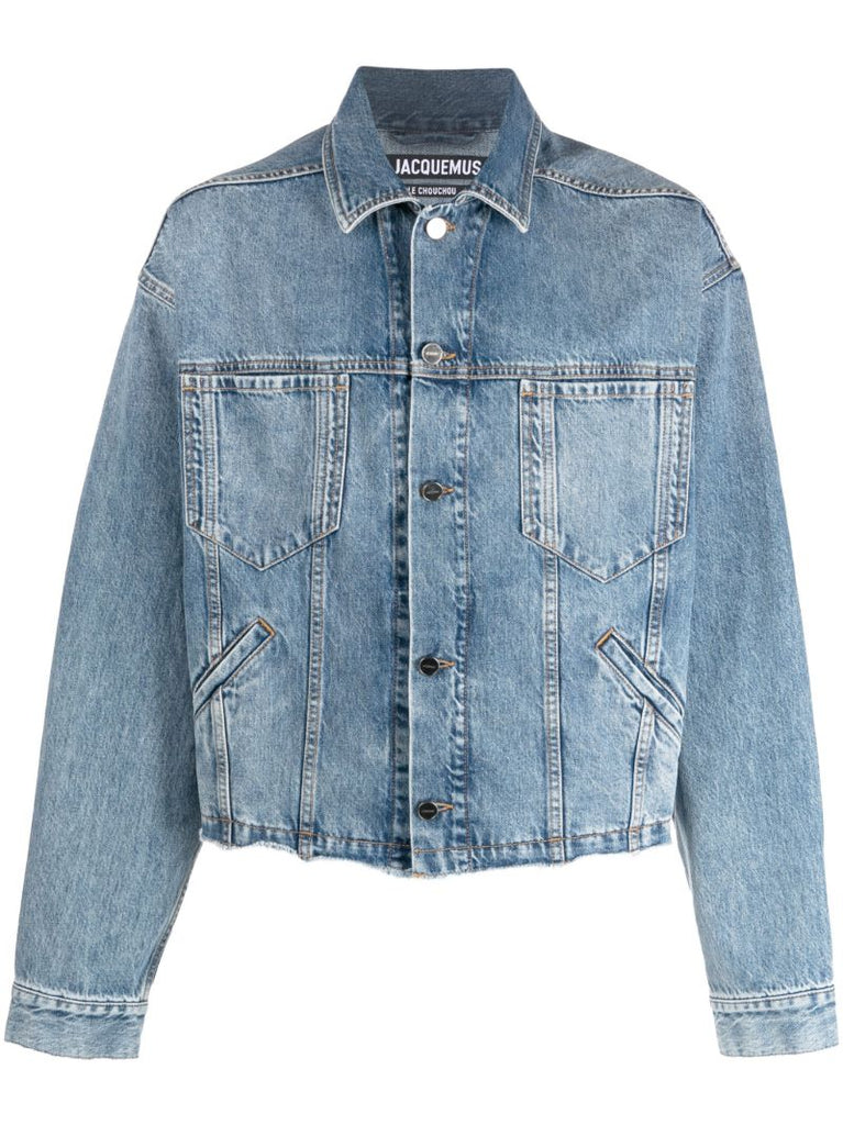 Blue La Veste De NÃ_x0083_Â®mes Criollo Denim Jacket