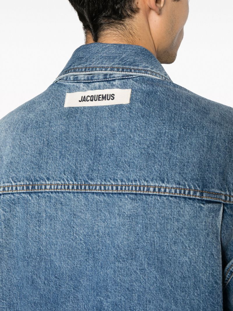 Blue La Veste De NÃ_x0083_Â®mes Criollo Denim Jacket