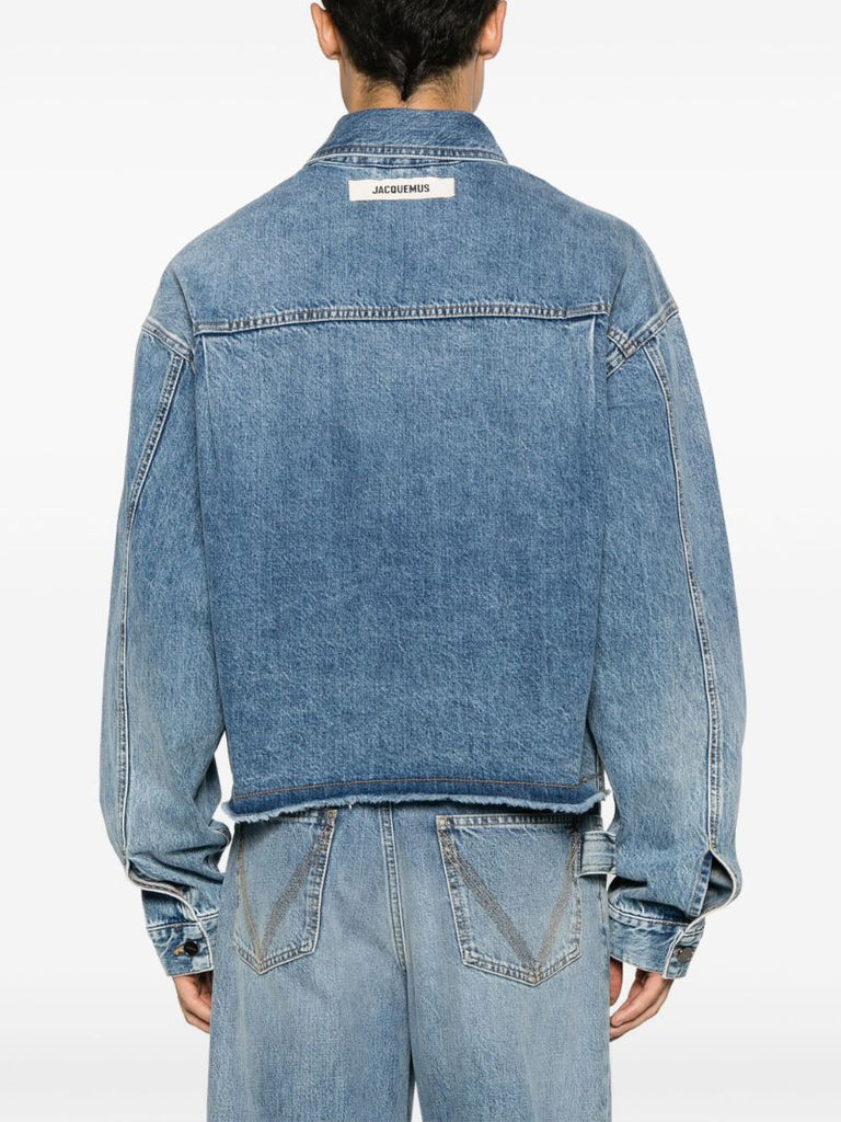 Blue La Veste De NÃ_x0083_Â®mes Criollo Denim Jacket