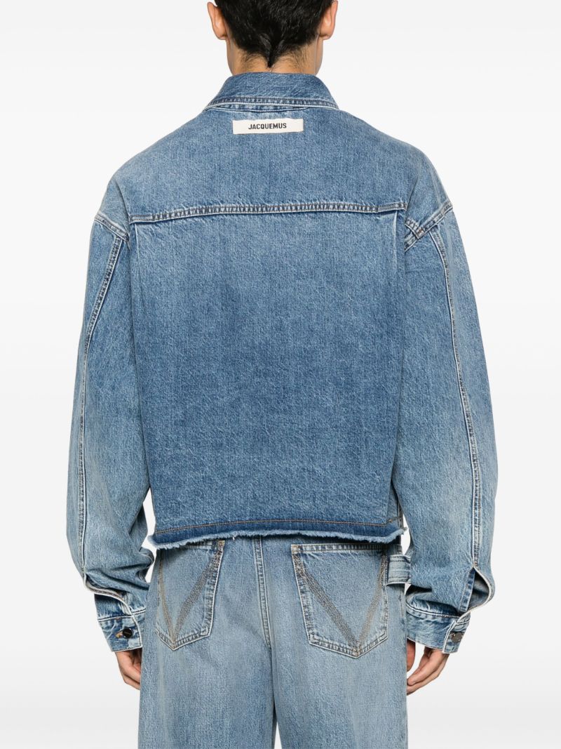 Blue La Veste De NÃ_x0083_Â®mes Criollo Denim Jacket