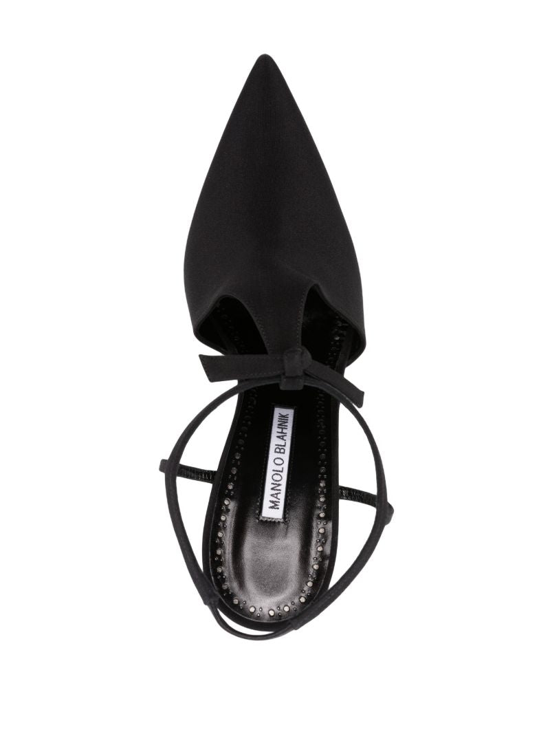 Black Horna 105 Silk Pumps