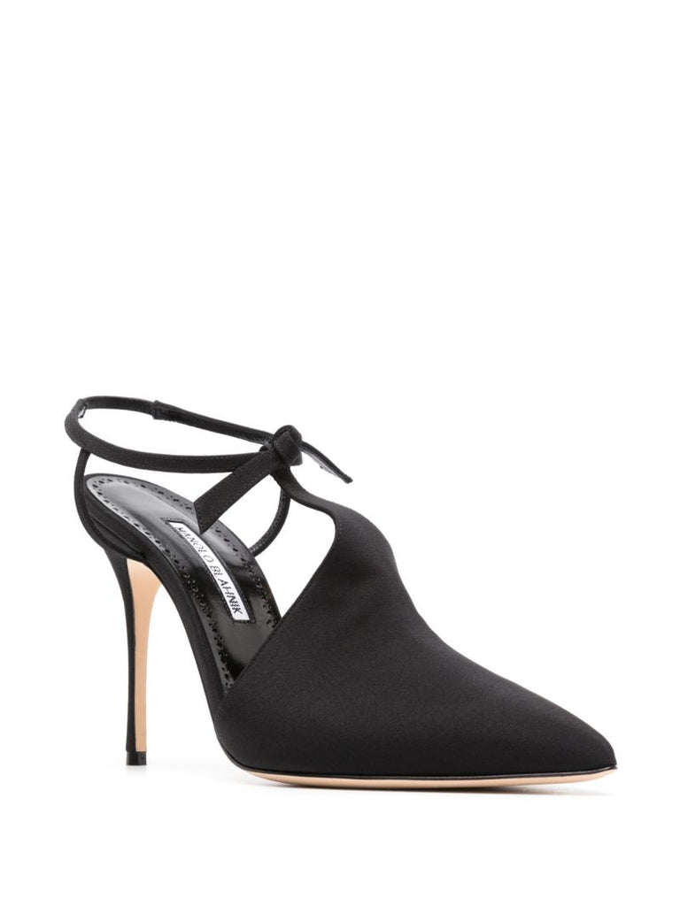 Black Horna 105 Silk Pumps