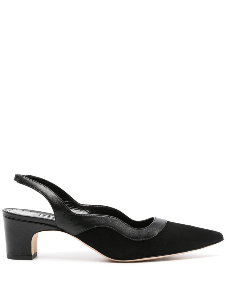 Black Gogalo 50 Slingback Pumps