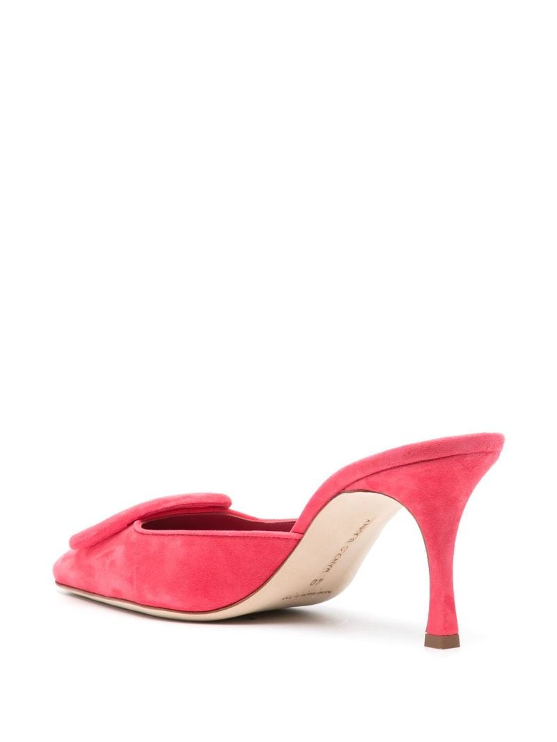 Pink Maysale 70 Suede Mules