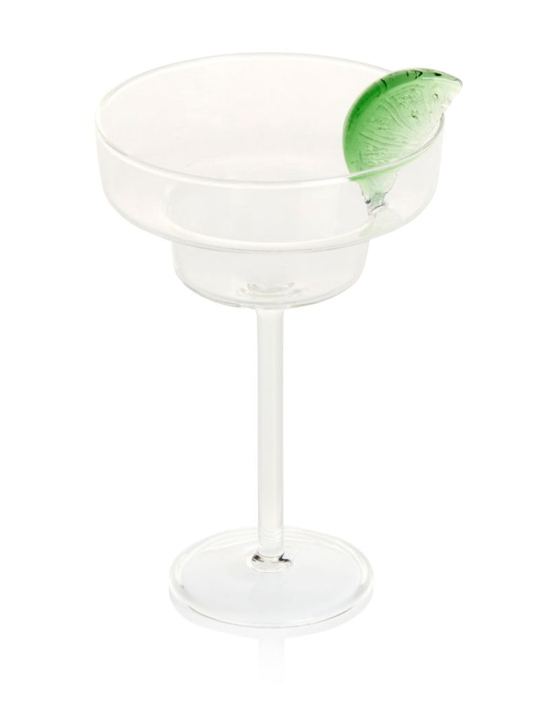 Clear Lime-cut Margarita Glass