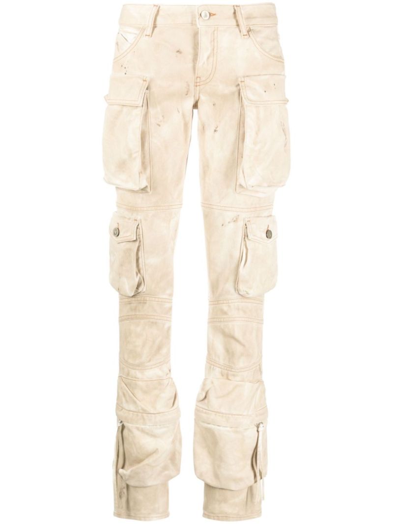 Neutral Essie Cotton Cargo Pants