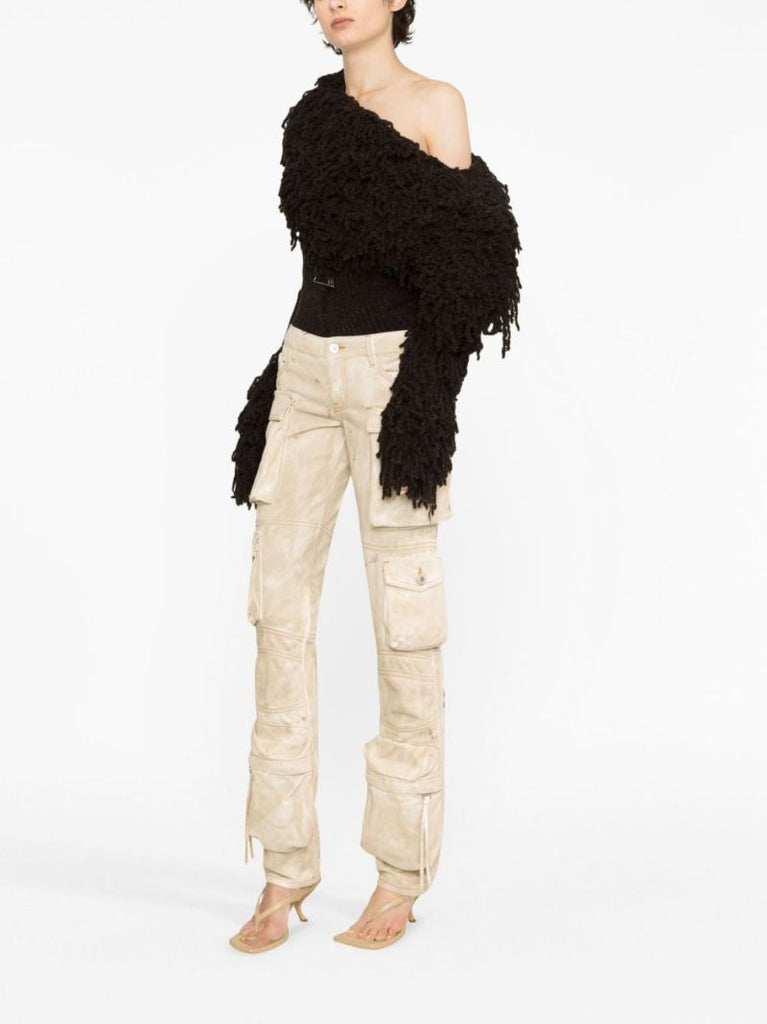 Neutral Essie Cotton Cargo Pants