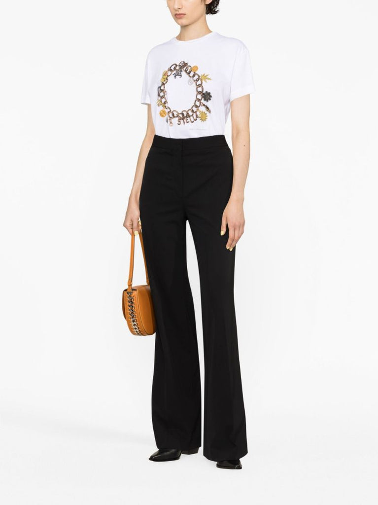 Black Stella Iconics Flared Tailored Trousers