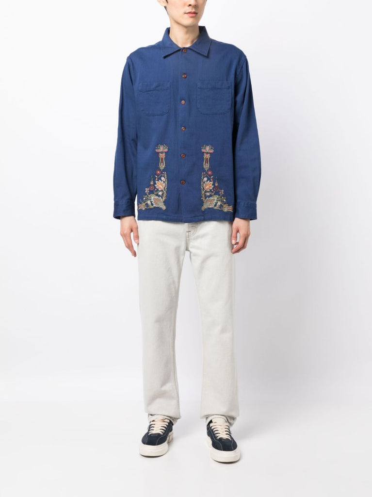 White Gritty Jackson Straight Jeans