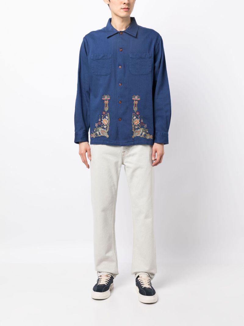 White Gritty Jackson Straight Jeans