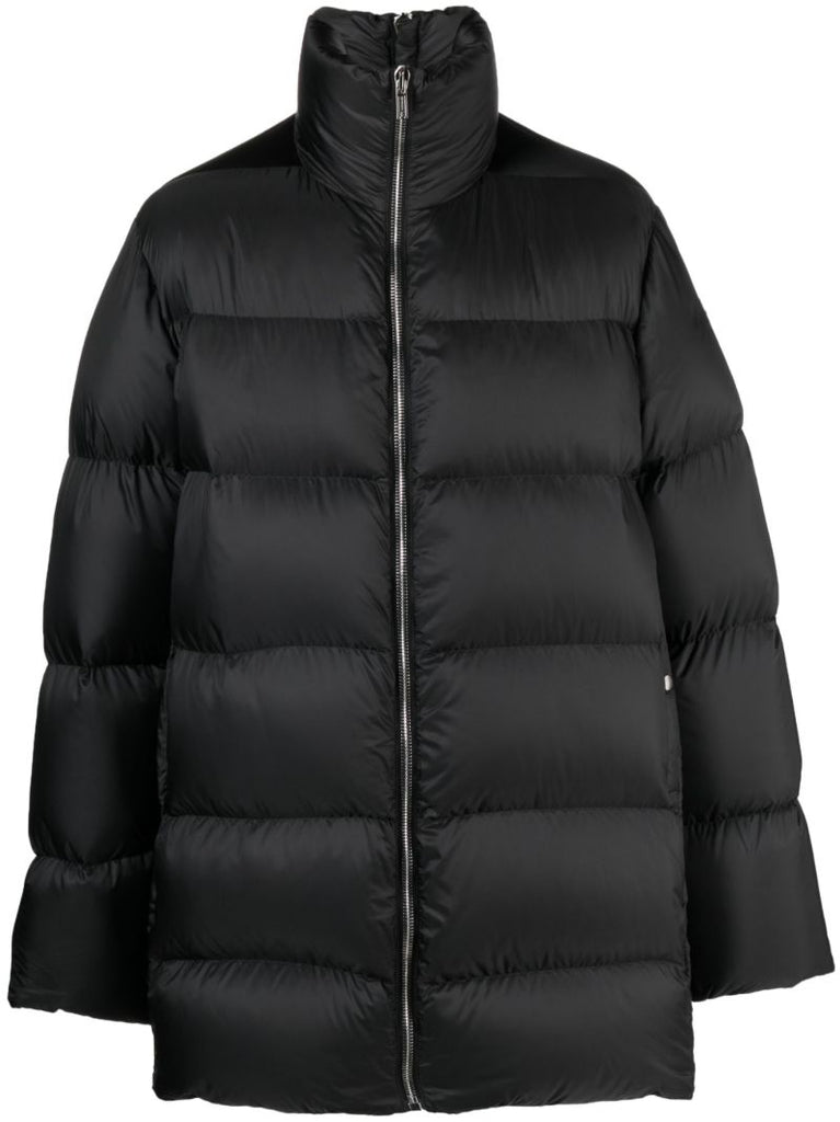 Black Cyclopic Quilted Coat