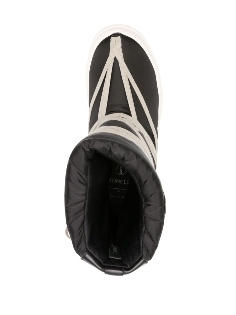 Black Bigrocks Padded Boots