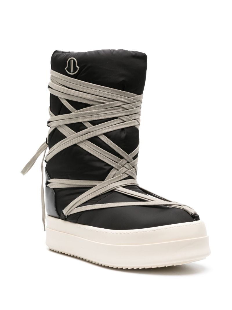 Black Bigrocks Padded Boots