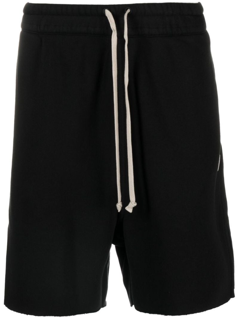 Black Drawstring Track Shorts