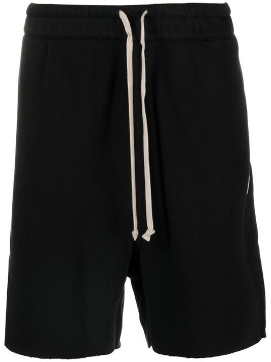 Black Drawstring Track Shorts