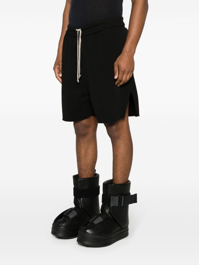 Black Drawstring Track Shorts