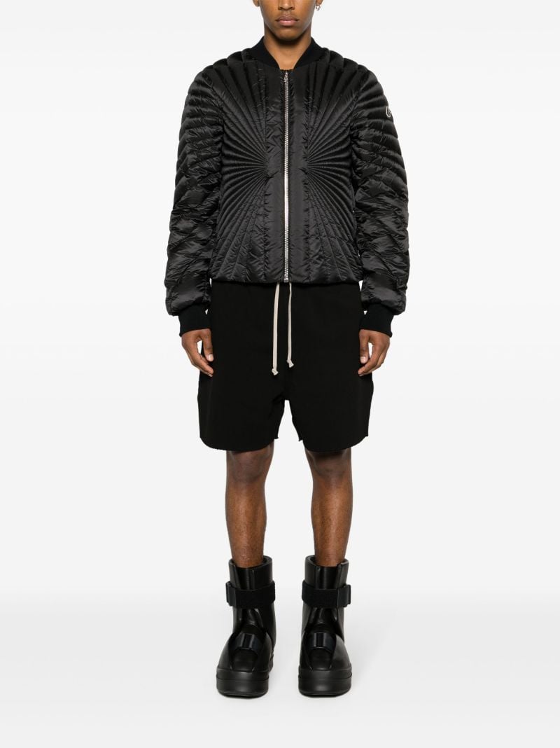 Black Drawstring Track Shorts