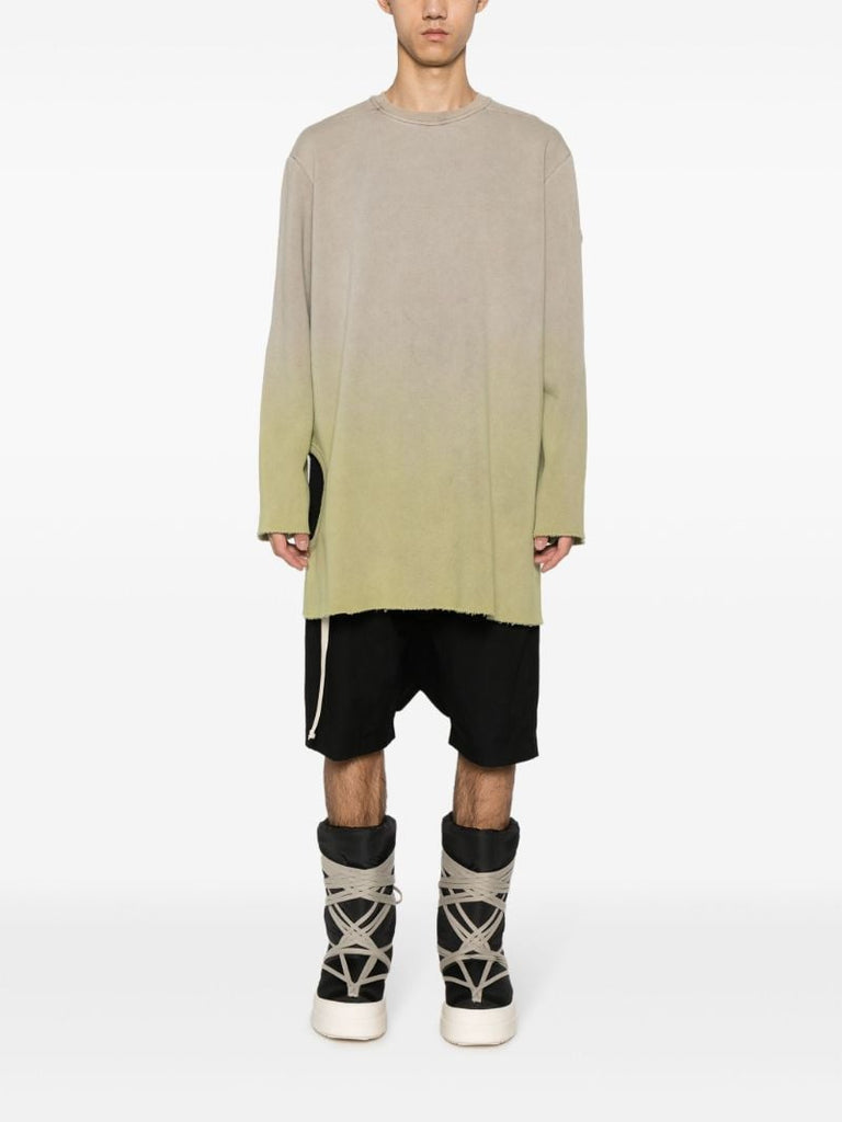 Green Acid DegradÃ_x0083_Â© Cut-out Sweater