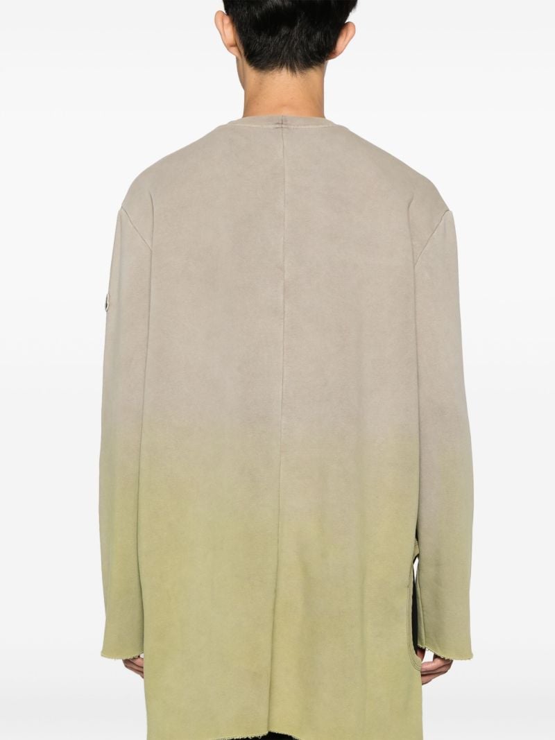 Green Acid DegradÃ_x0083_Â© Cut-out Sweater