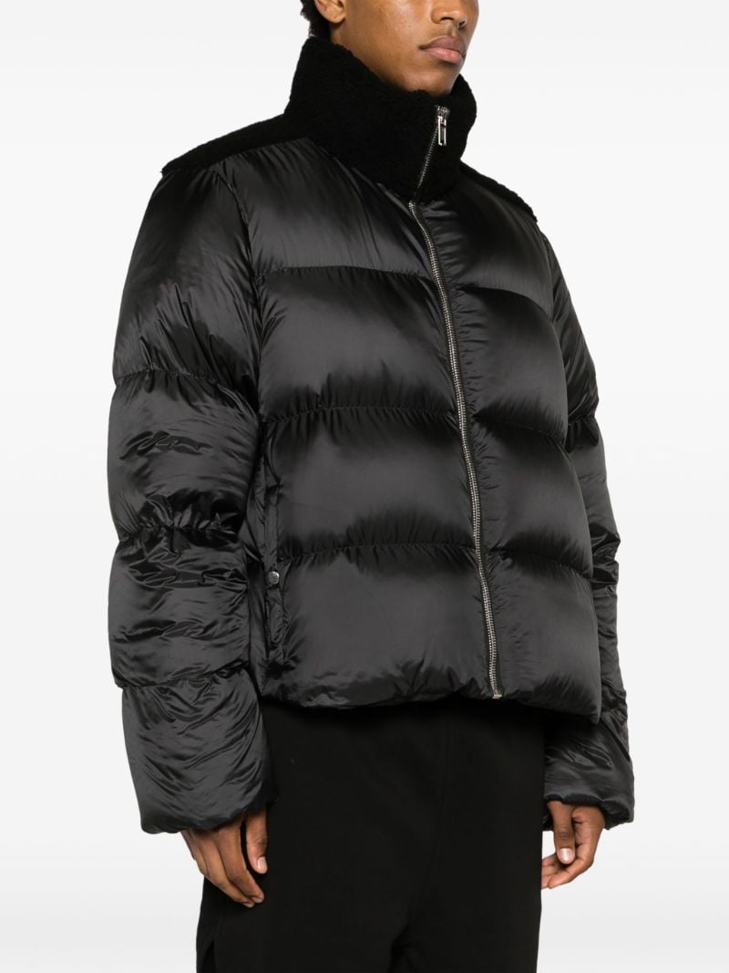 Black Cyclopic Puffer Jacket