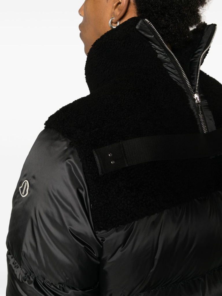 Black Cyclopic Puffer Jacket