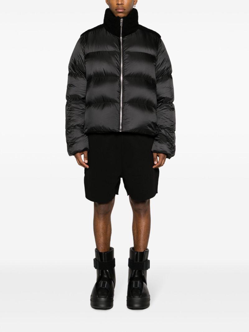 Black Cyclopic Puffer Jacket