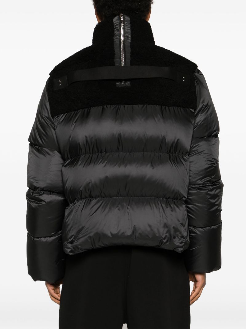 Black Cyclopic Puffer Jacket