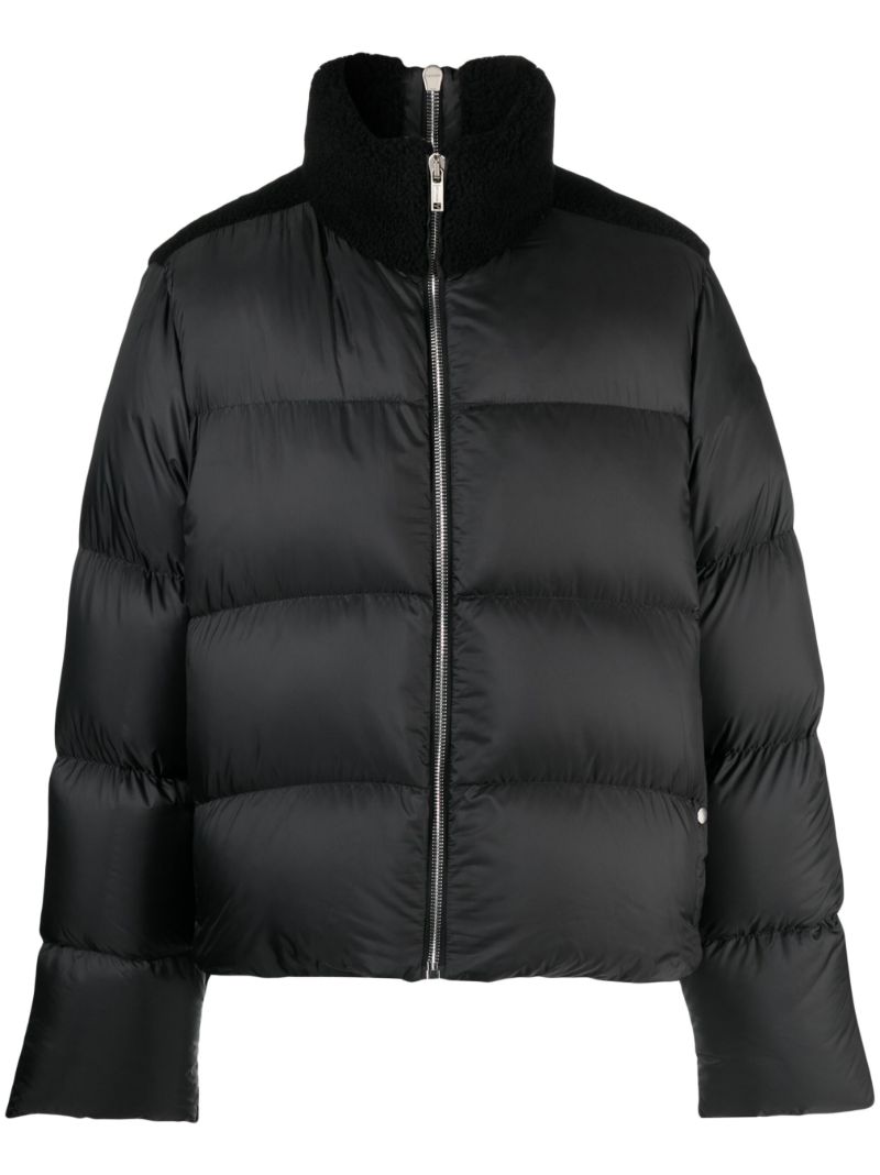 Black Cyclopic Puffer Jacket