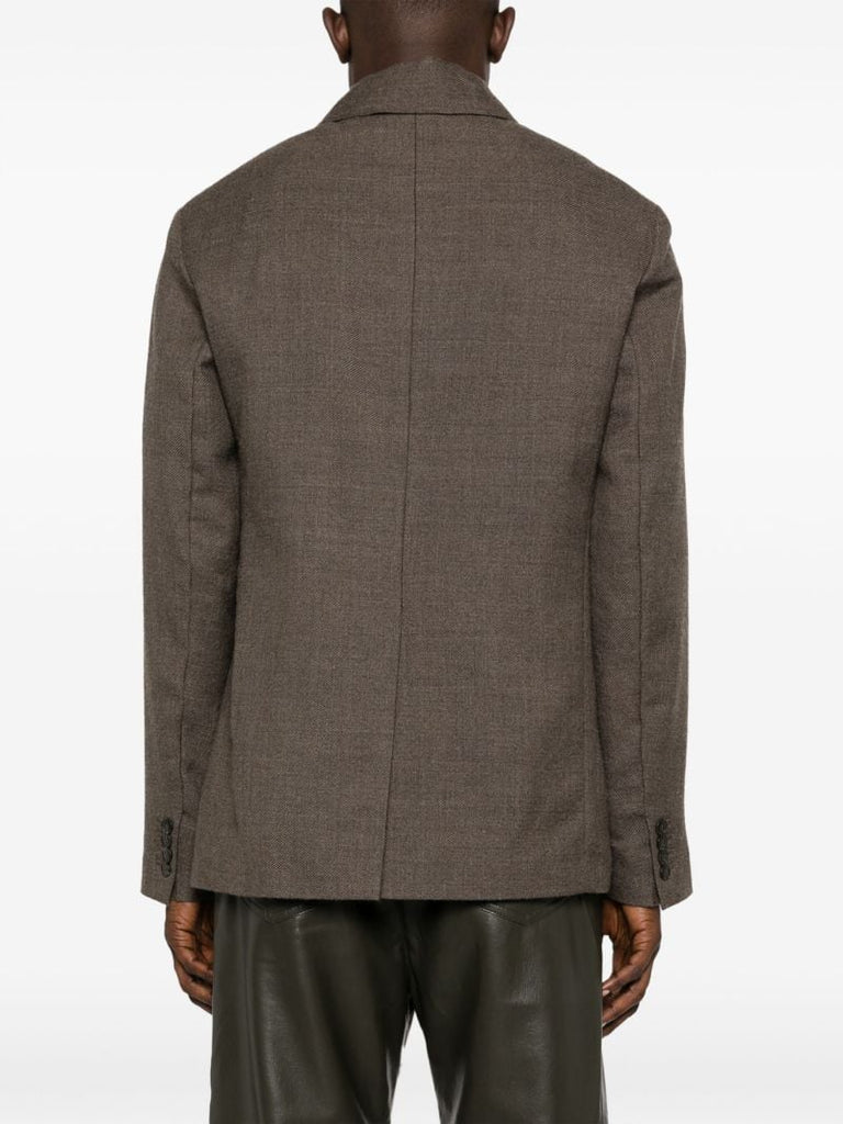 Brown Dart-detail Jacket