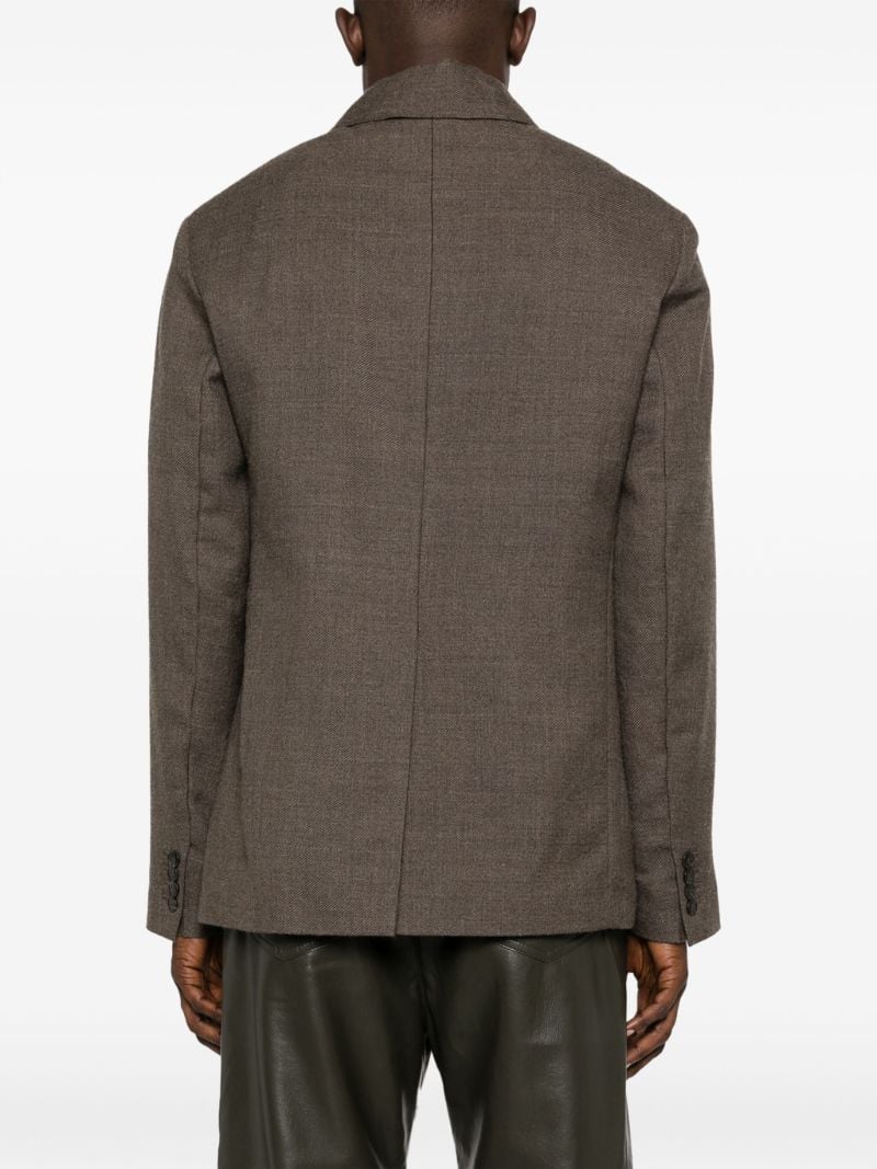 Brown Dart-detail Jacket