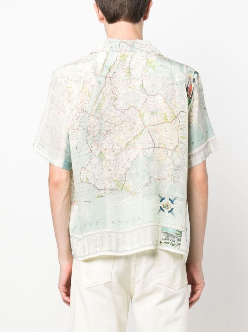 Neutral New York City Map Shirt