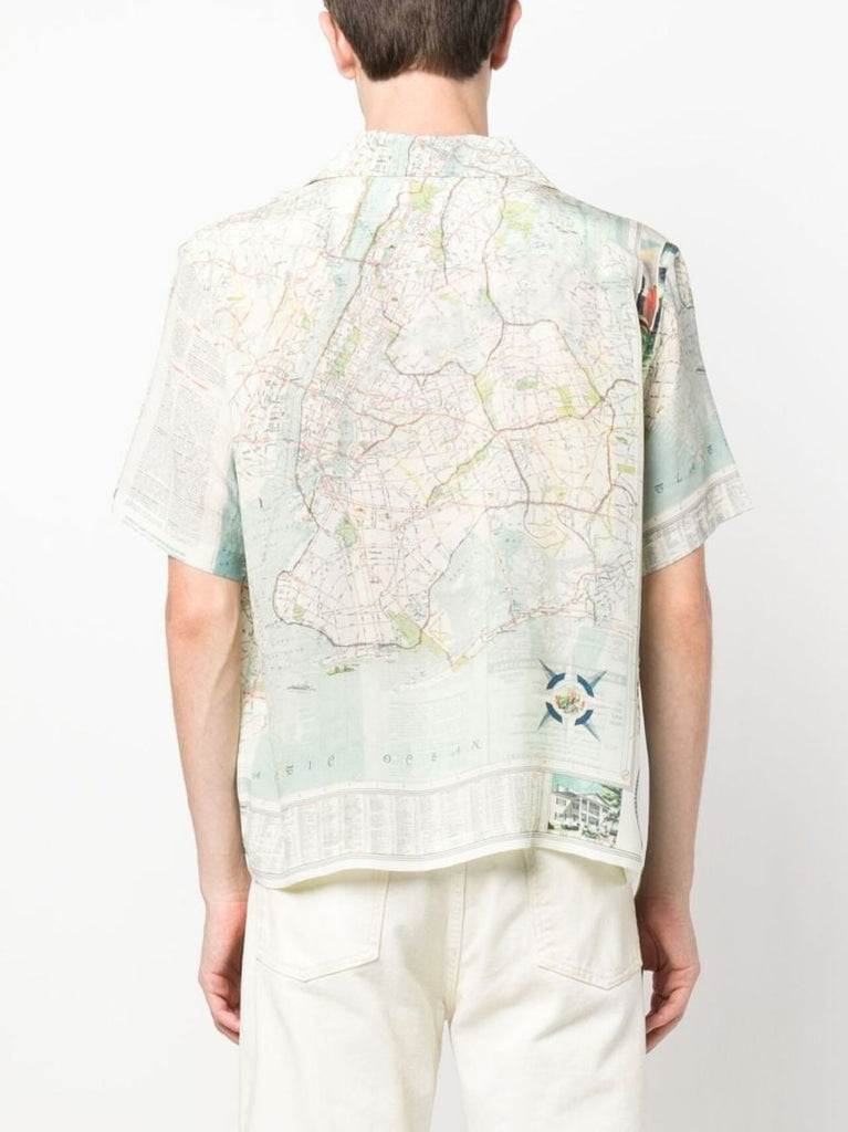 Neutral New York City Map Shirt