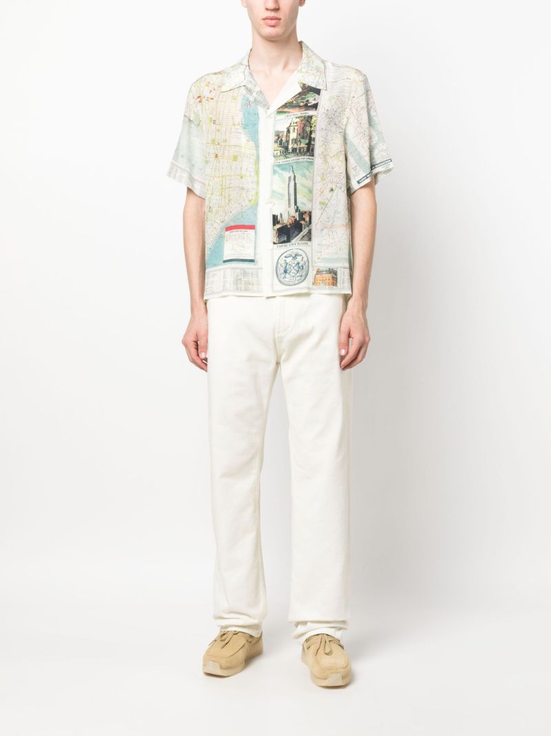 Neutral New York City Map Shirt