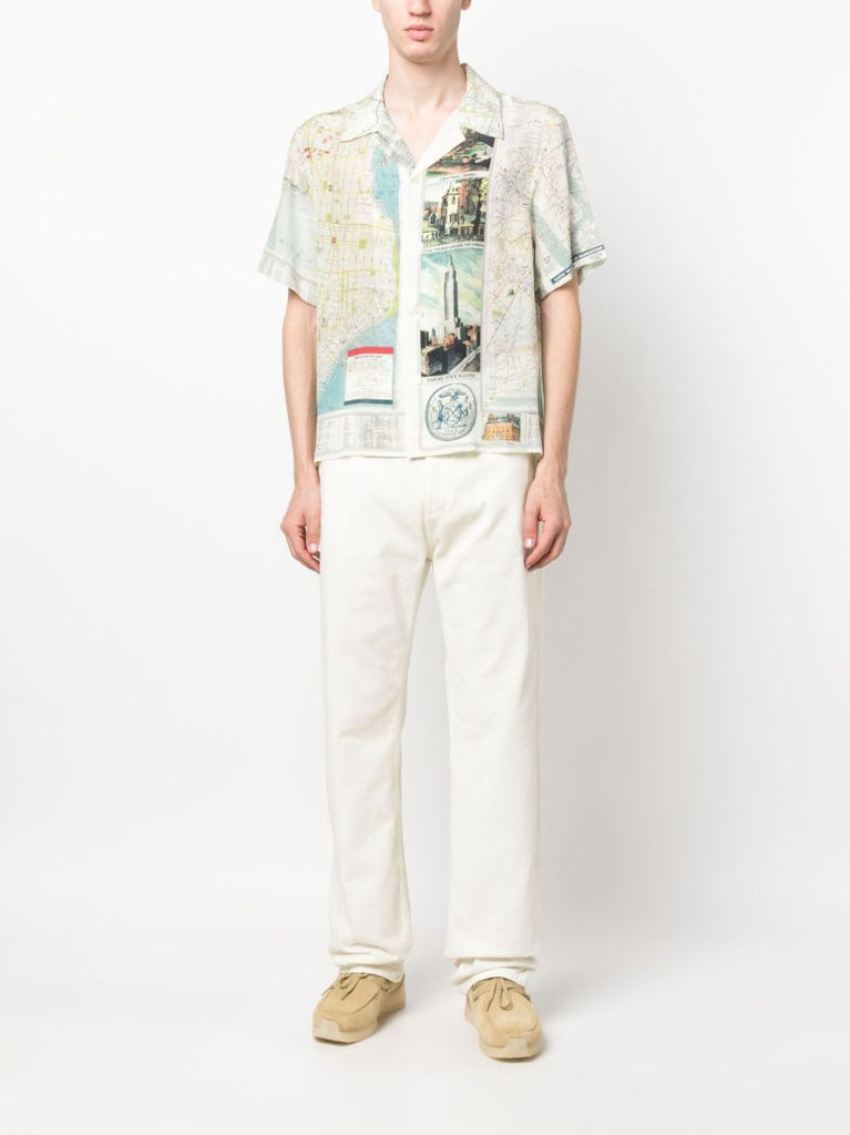 Neutral New York City Map Shirt