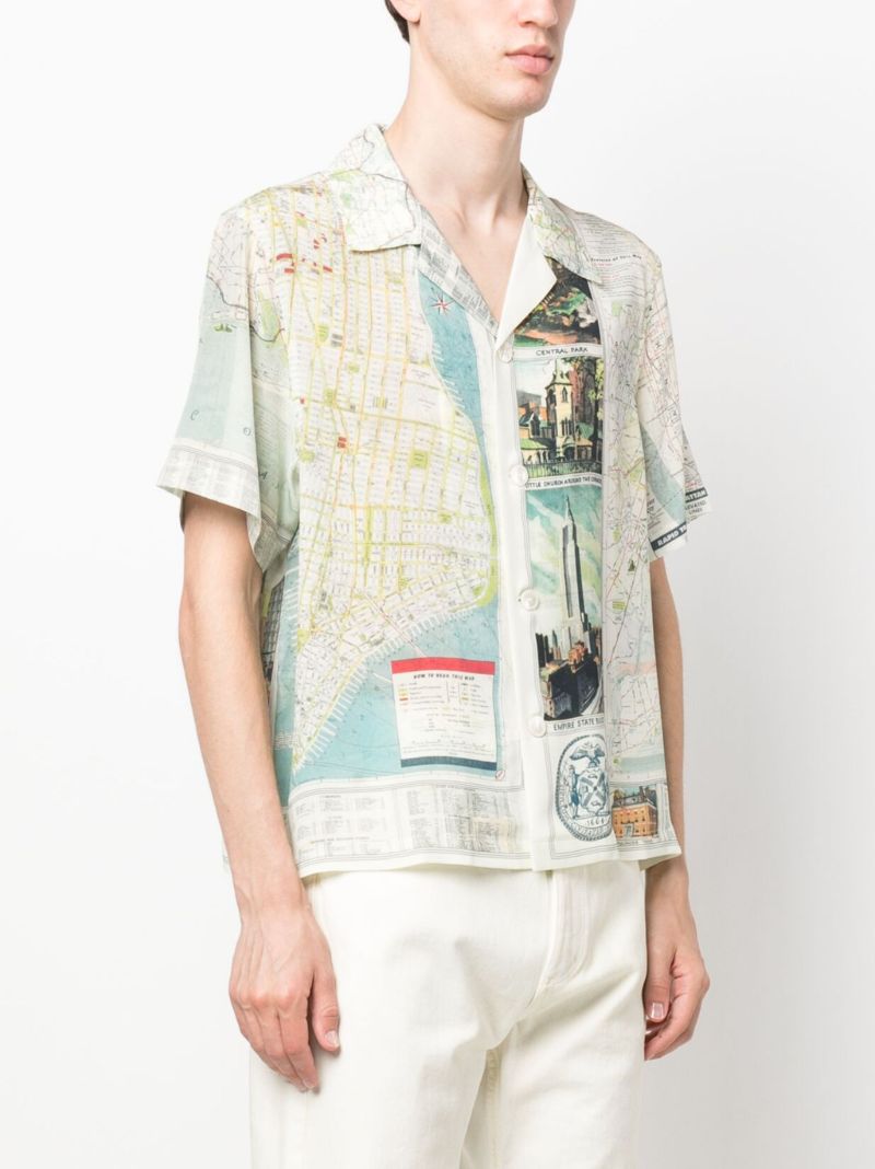 Neutral New York City Map Shirt