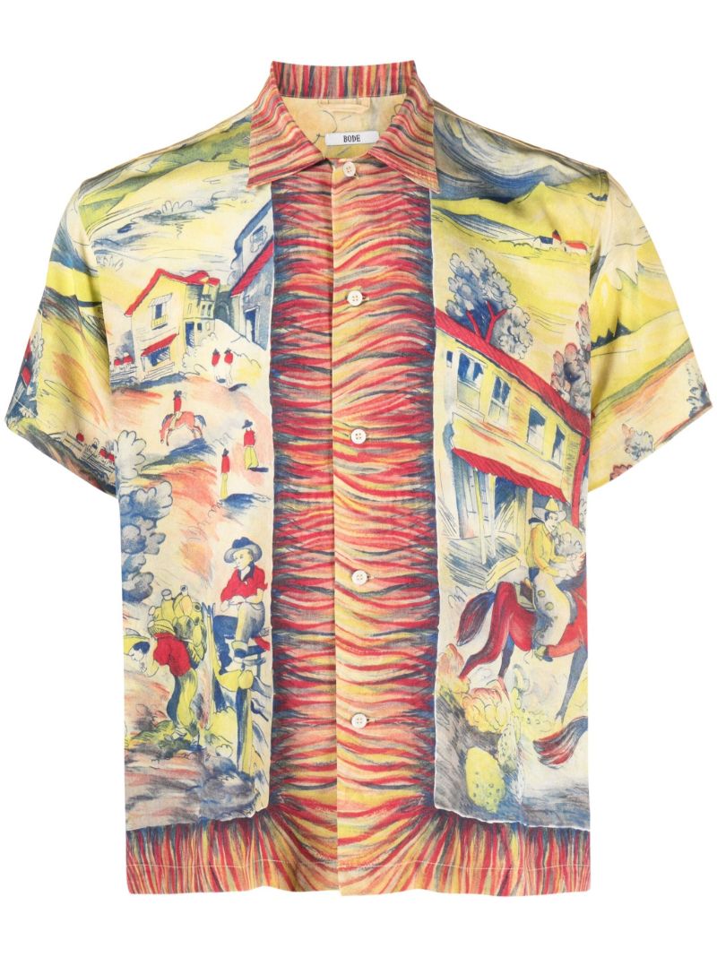 Multicolour Pampa Pony Silk Shirt