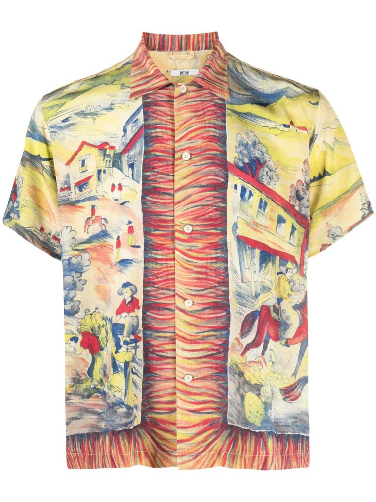 Multicolour Pampa Pony Silk Shirt
