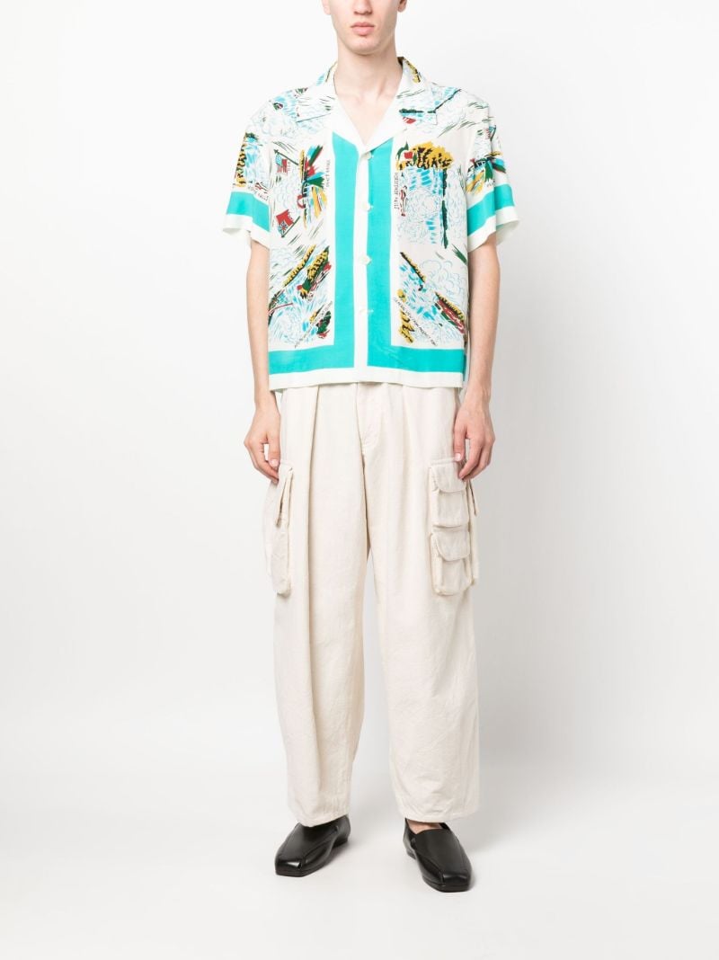 Multicolour Niagara Souvenir Silk Shirt