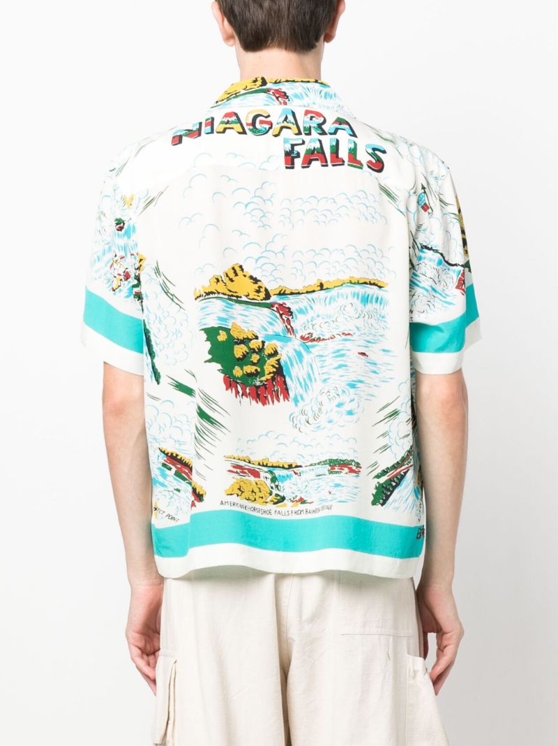 Multicolour Niagara Souvenir Silk Shirt