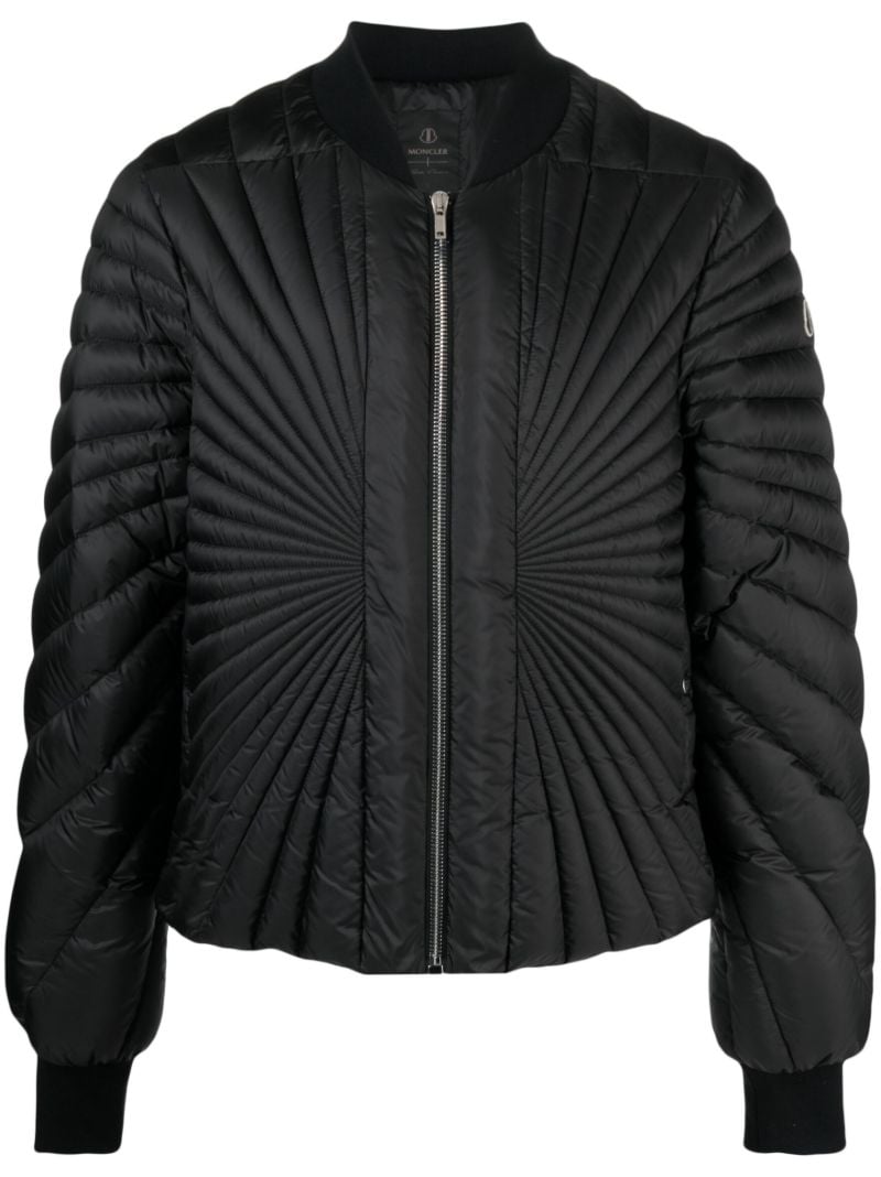 Black Radiance Quilted Jacket