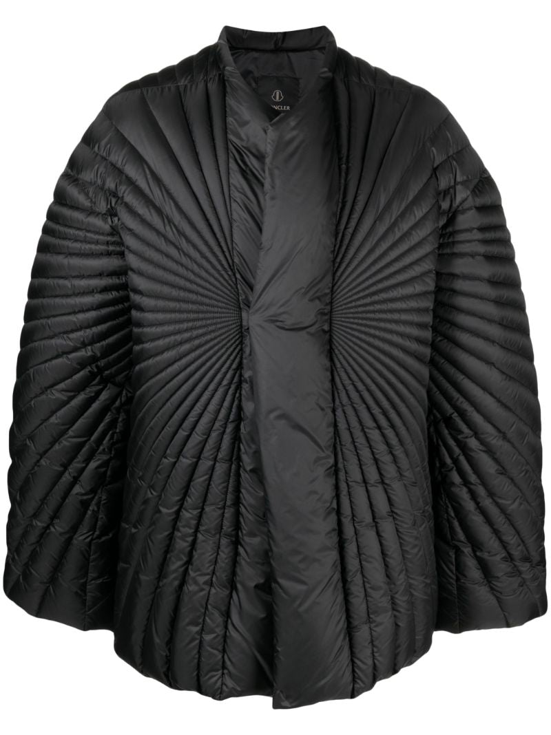 Black Radiance Quilted Coat