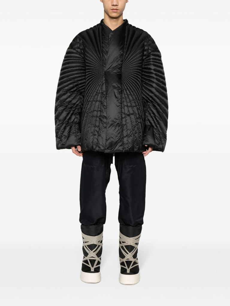 Black Radiance Quilted Coat