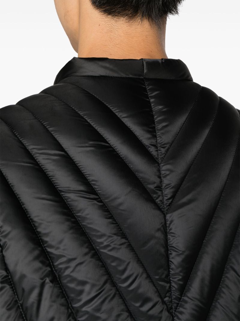 Black Radiance Quilted Coat
