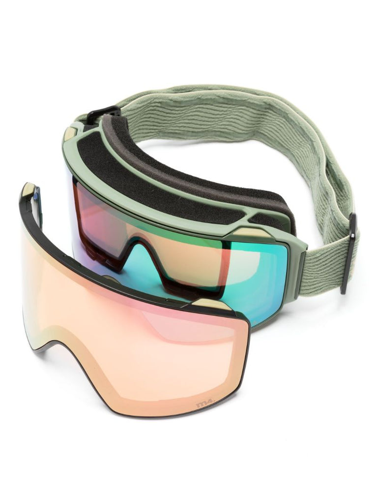 Green M4 Ski Goggles