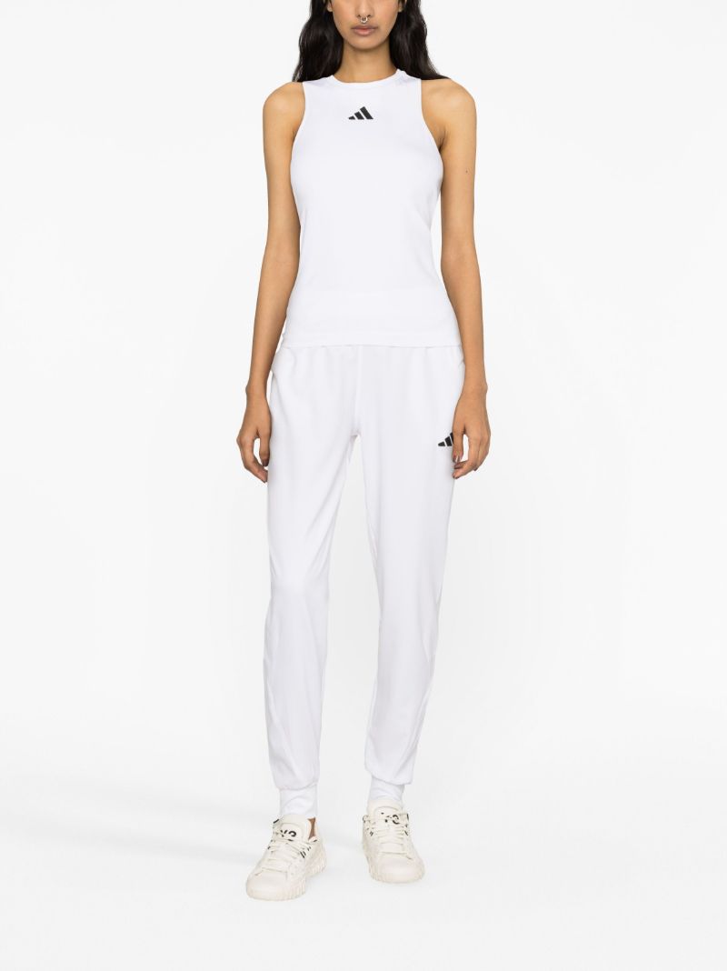 White Pro Track Pants