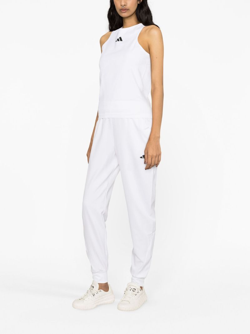 White Pro Track Pants