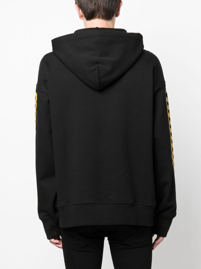 Black Logo-print Hoodie