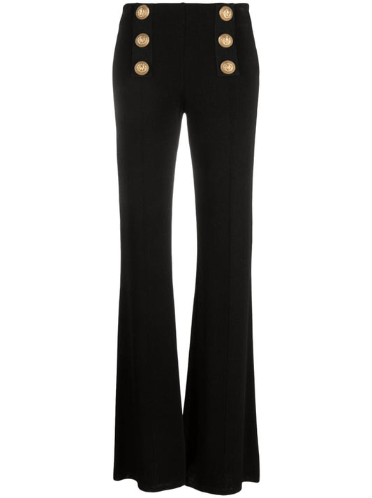 Black Double Breasted Trousers