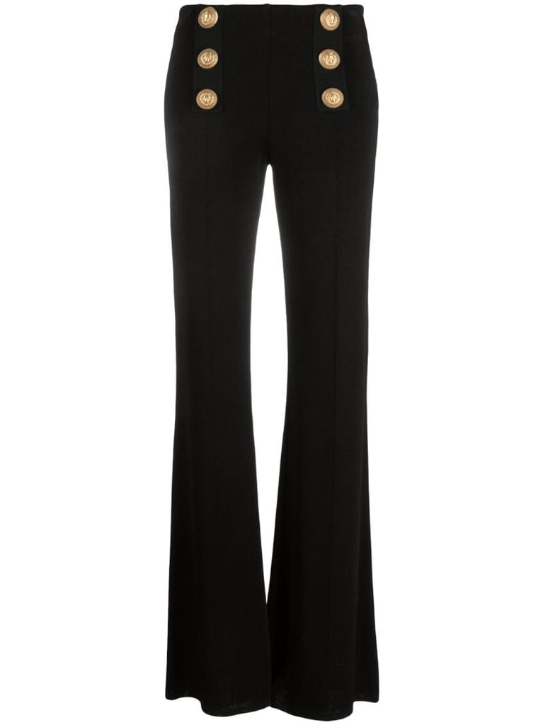 Black Double Breasted Trousers